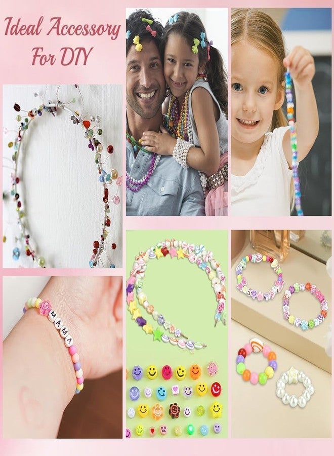 BACHUDO New Jewellery Making Kits for Children | Alphabet DIY Arts and Crafts Pop Colorfull Clay Beads Set for Friendship Necklace Earring Birthday Gifts Girls Age 6-13 (Multi) - Image 5